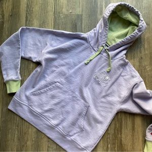 Lavender and Green Champion Hooded Sweatshirt